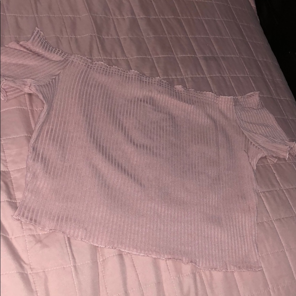 Pink crop top in size XL SHEIN